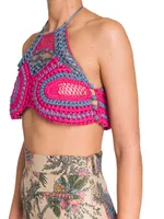 Loto Crochet Cropped Top