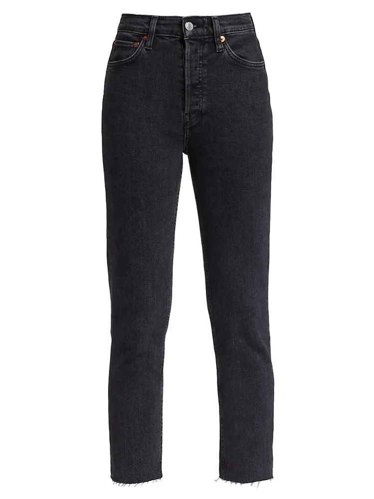 90s High-Rise Ankle-Crop Jeans