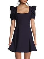 Alia Fit-&-Flare Mini Dress