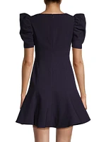 Alia Fit-&-Flare Mini Dress