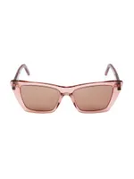 53MM Cat Eye Sunglasses