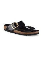 Gizeh Big Buckle High Shine Sandals