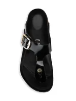 Gizeh Big Buckle High Shine Sandals