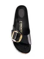 Madrid Big Buckle High Shine Sandals