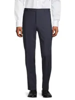 Stretch Wool-Blend Trousers