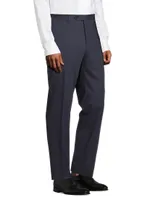 Stretch Wool-Blend Trousers