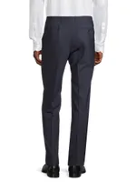 Stretch Wool-Blend Trousers