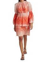 Flor De Sal Tiered Pompa Dress