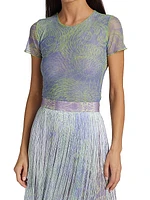 Flor De Sal Semi-Sheer Medusa T-Shirt