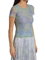 Flor De Sal Semi-Sheer Medusa T-Shirt