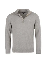 Quarter-Zip Cotton Sweater