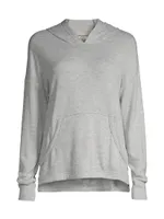 Elettra Heathered Knit Hoodie