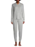 Elettra Heathered Knit Hoodie