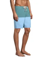 8" Seapine Jupiter Colorblocked Board Shorts