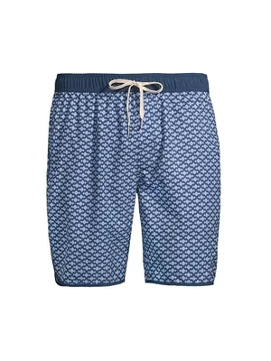 8" Micro Mist Anchor Swim Shorts