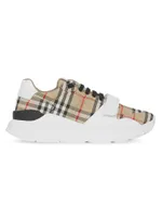 New Regis Check Sneakers