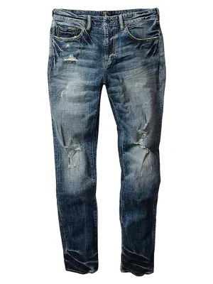 Windsor Distressed Ripped Knee Stretch Skinny Jeans