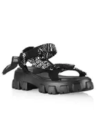 Trekky Leather Platform Sport Sandals