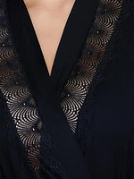 Allure Lace-Trim Robe