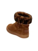 Baby's & Little Kids Logo Shearling Boots