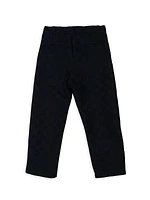 Little Boy's & Boy's Calligraphic Logo-Print Pants