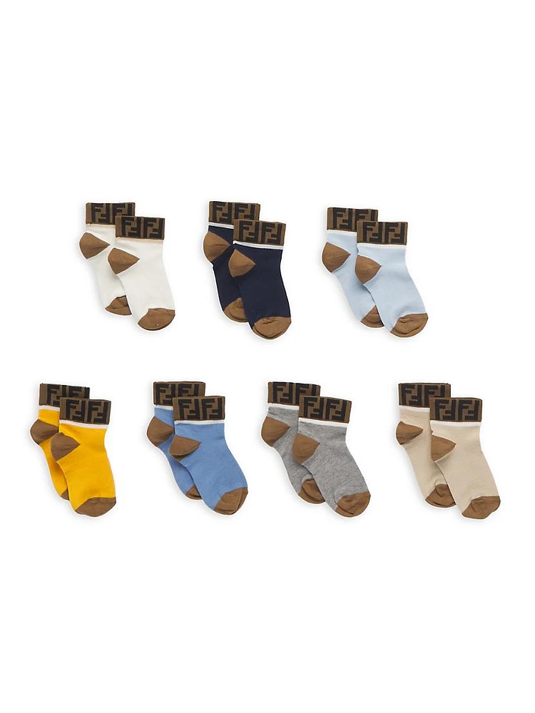 Little Boy's & 7-Pack Crew Socks Set