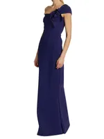 Nicolasa One-Shoulder Gown