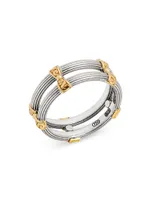 Delos 2.0 Philared 18K Gold & Sterling Silver Ring