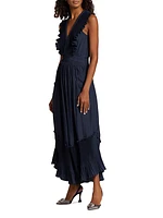 Camden Ruffled Midi Dress