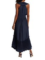 Camden Ruffled Midi Dress