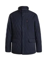 Timeless Warrior Quilted Car Coat