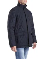 Timeless Warrior Quilted Car Coat