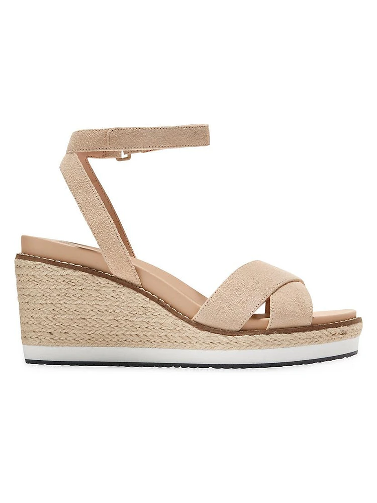 CloudFeel Espadrille Wedge Sandals