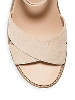 CloudFeel Espadrille Wedge Sandals