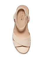 CloudFeel Espadrille Wedge Sandals