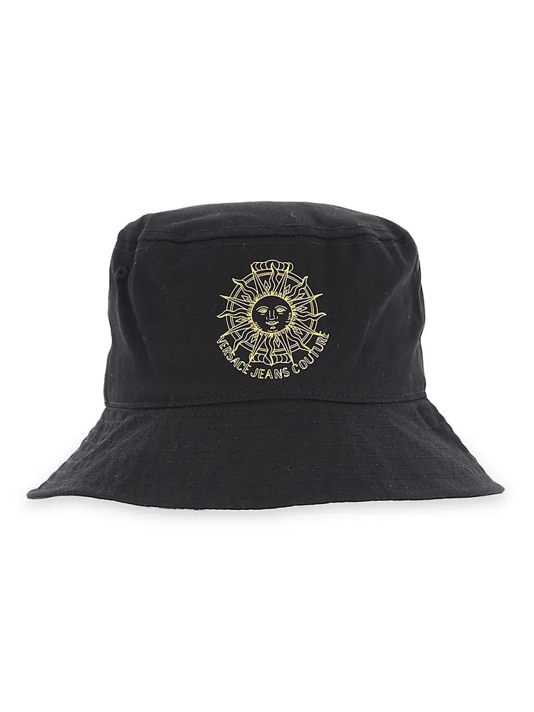 Embroidered Sun Logo Bucket Hat