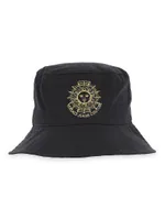 Embroidered Sun Logo Bucket Hat