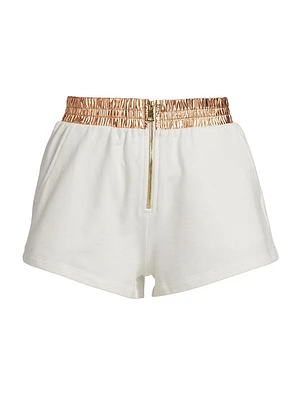 Ray Metallic Zip Shorts