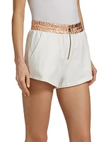 Ray Metallic Zip Shorts