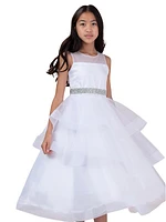 Little Girl's & Girl's Ella Tiered Organza Dress