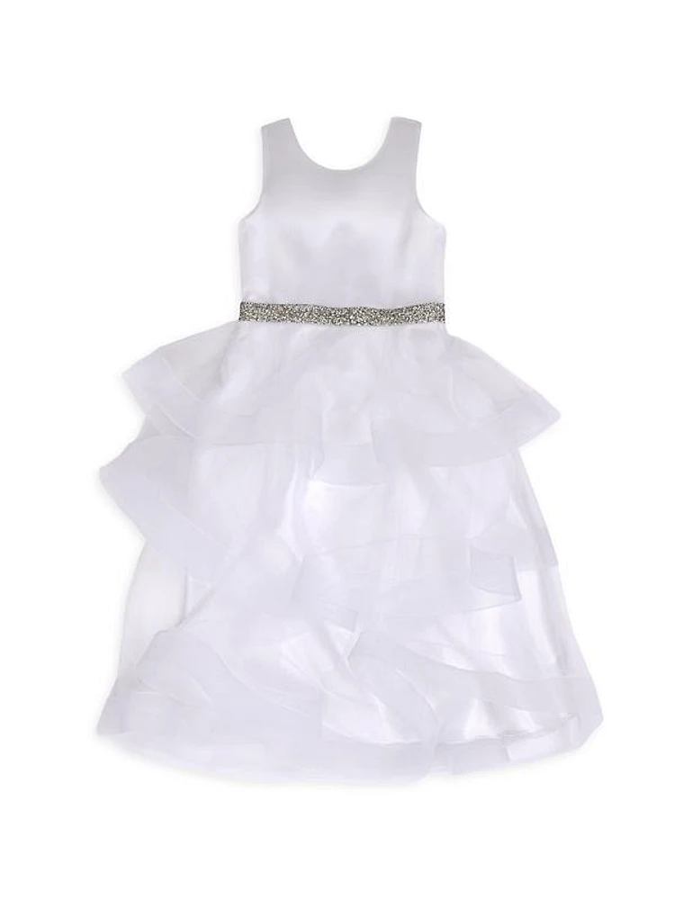 Little Girl's & Girl's Ella Tiered Organza Dress