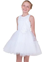 Little Girl's & Bridget Tulle Pleated Dress