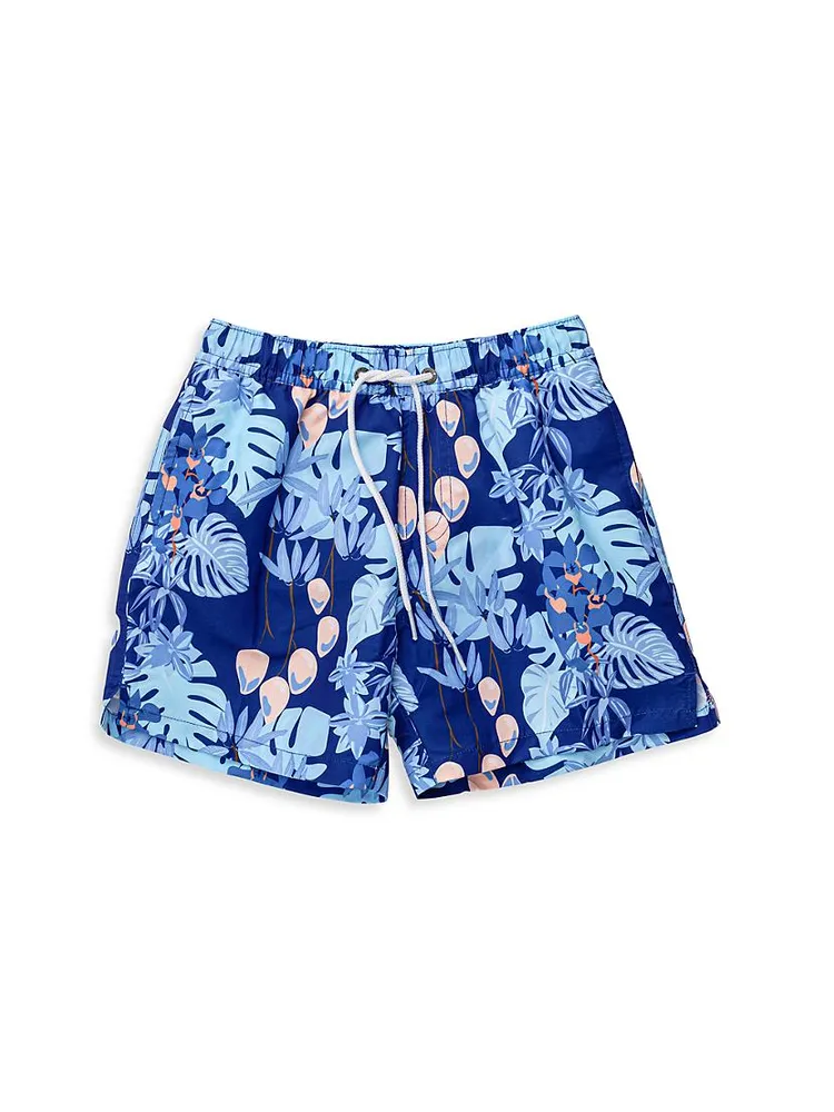 Little Boy's & Mango Tango Volley Board Shorts