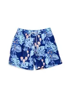 Little Boy's & Mango Tango Volley Board Shorts