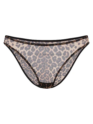 Lucky Leopard Print Brief Panty