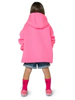 Little Girl's & Neoprene Logo Puffer Jacket