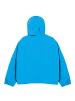 Little Kid's & Hooded Logo Windbreaker