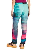 Gradient Straight Leg Pants