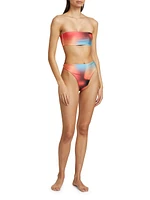 Galo Metallic Bikini Bottom