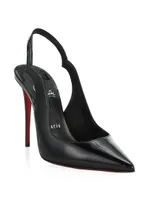 Hot Chick 100 Slingback Patent Leather Pumps